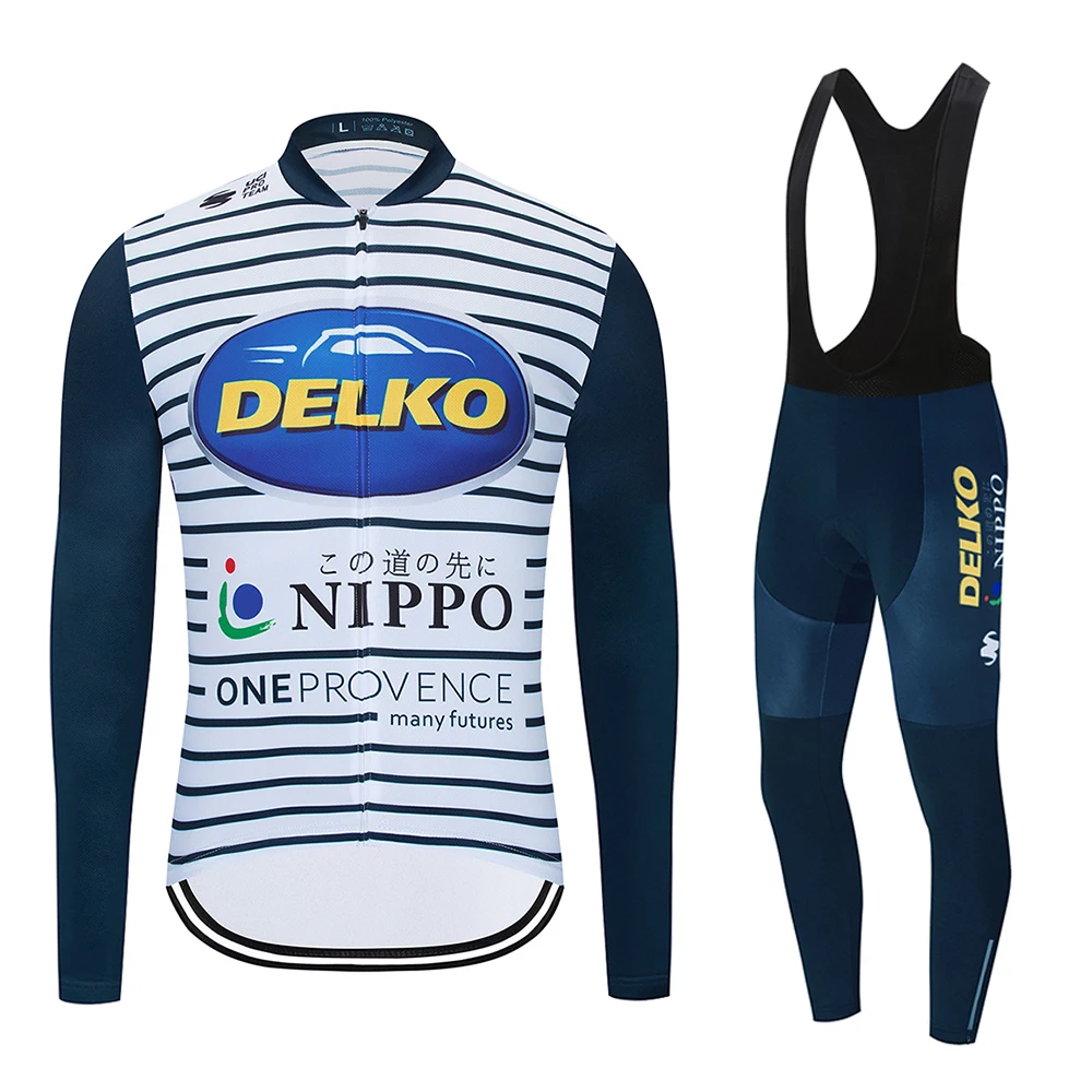 Велосипедный комплект DELKO 2020 дышащая одежда с длинным рукавом для горного