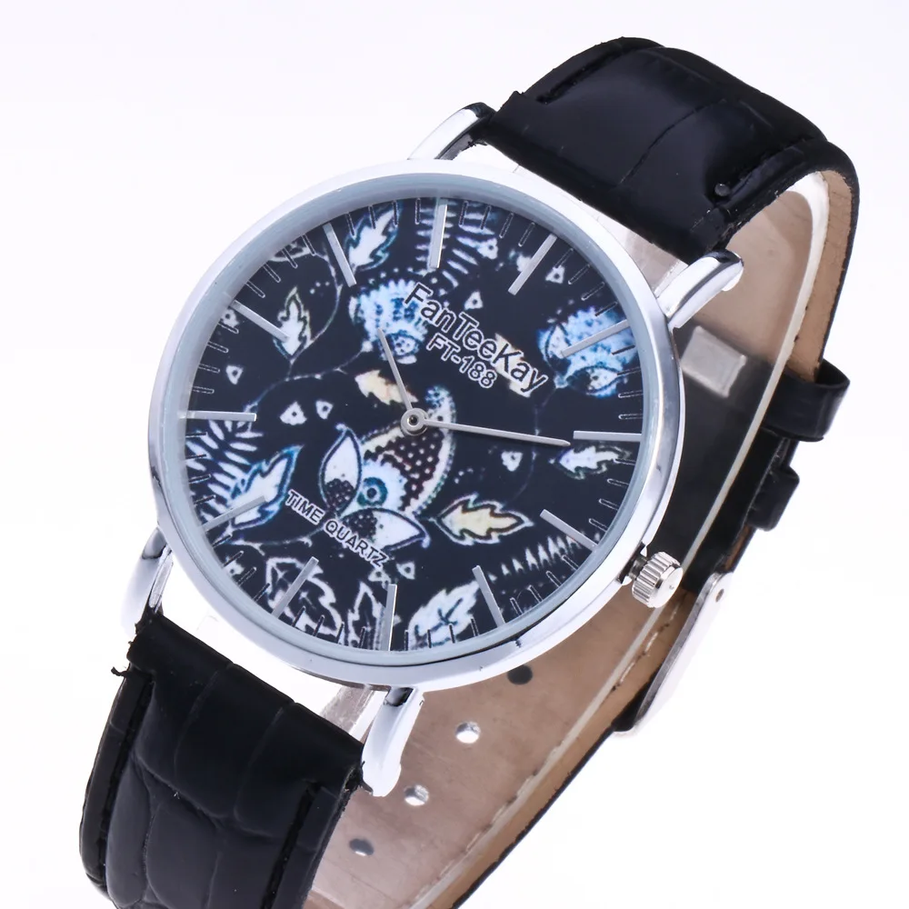 

Submarine Cordyceps Pattern Ultra-Thin Business Casual Belt Quartz Watch New Men and Women Fashion Watch designer watch