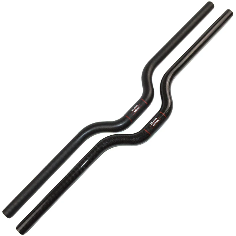 Велосипедный руль из углеродного волокна ручка для горного велосипеда складной