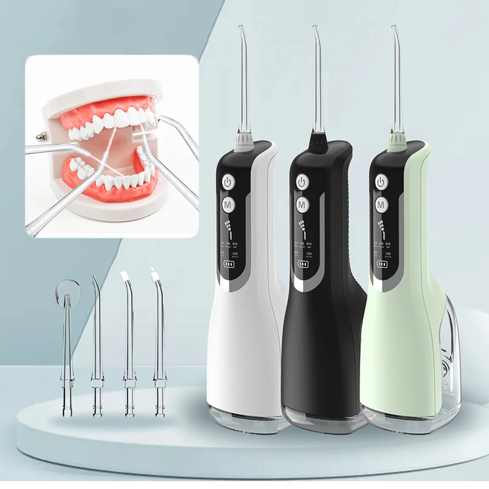 

Стоматологический Ирригатор для полости рта с 4 насадками