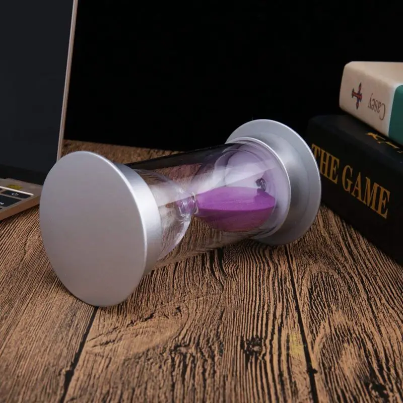 45 минут песочные часы современный песочный таймер с фиолетовым песком для