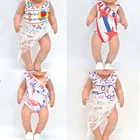 Кукольная одежда для 43 см, аксессуары для кукол новорожденных и американская кукла на бретельках, купальник, бикини, обувь