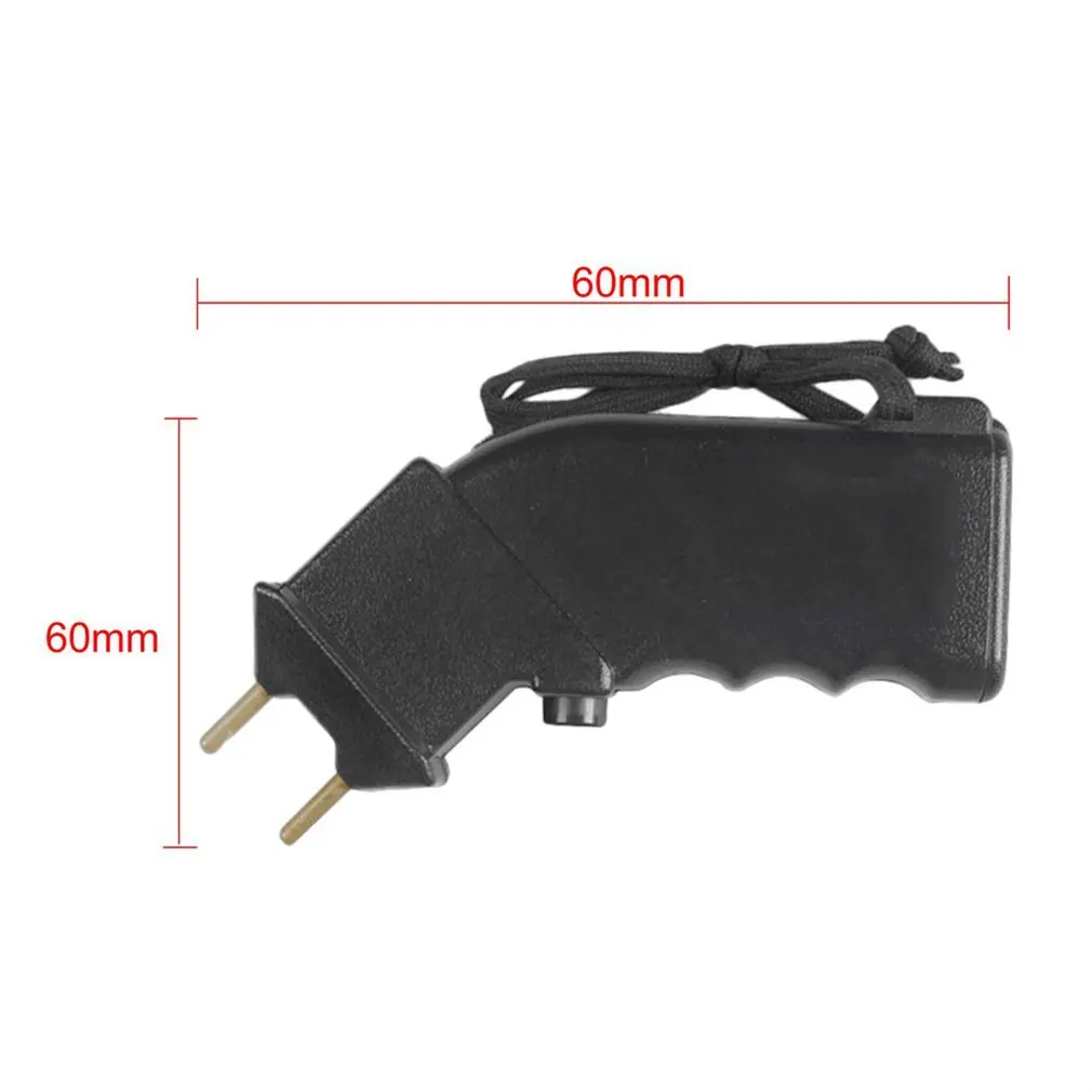 

Portable Mini Electric Hand Tool for Driving Cattle Dogs Sheep Lamp Pig Goat Animals 16cm Lightweight Black 6V HB03