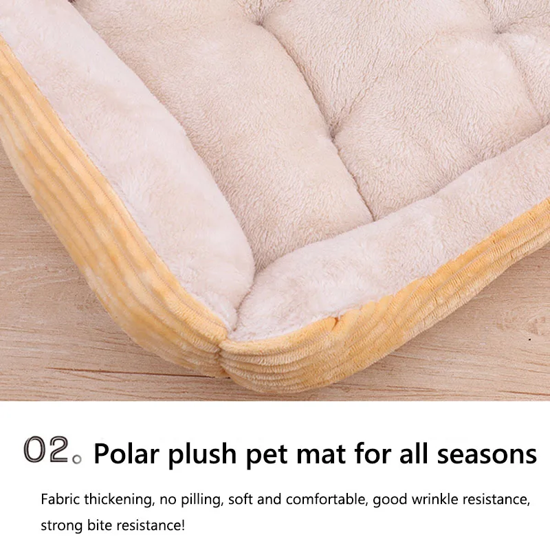 Кровать для домашнего питомца 2020 теплая постельное белье маленьких средних и