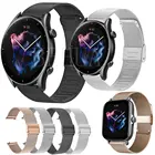 Ремешок из Миланской стали для часов Amazfit GTR 3 Pro, металлический браслет для Huami Amazfit GTS 3 2 2e, 20 мм 22 мм