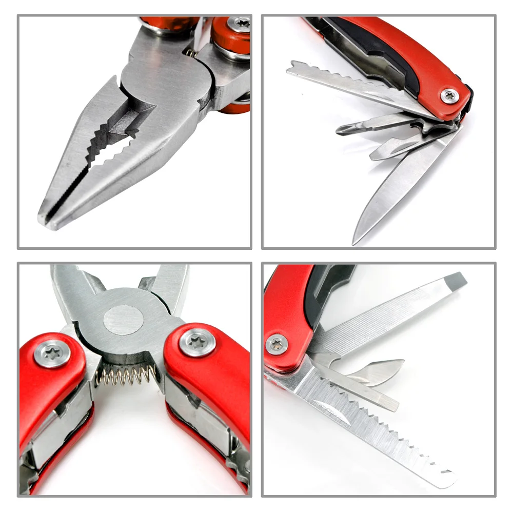 PRIVEST мульти инструмент складные плоскогубцы многофункциональный карманный