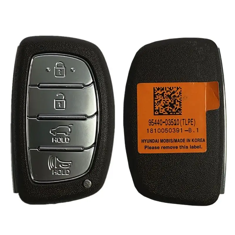 

CN020143 Original 4 Button Smart Key For Hyundai Tucson 2018-2020 Remote Frequency 433MHz 95440-D3510 TQ8-FOB-4F11