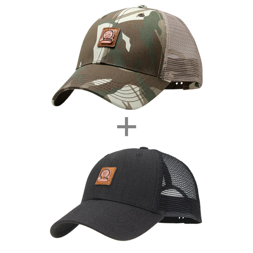 [AETRENDS] Черная кепка, сетчатые бейсболки, летние кепки для мужчин, gorras deportivas, уличная Кепка для гольфа, кепка на заказ, snapback Z-3889 - Цвет: Camo and Black