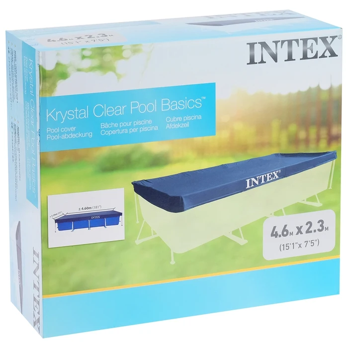 Тент на прямоугольный каркасный бассейн INTEX|Бассейн и аксессуары| |