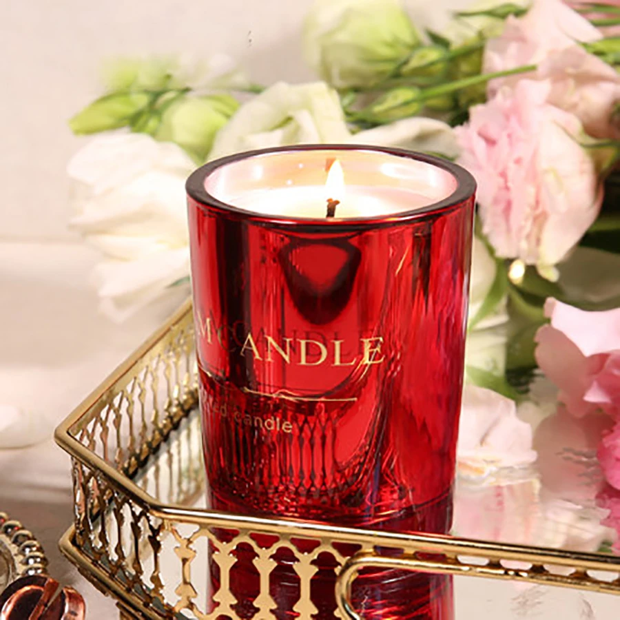 Эфирное масло Ароматические Стеклянные украшение из свечей на свадьбу с днем