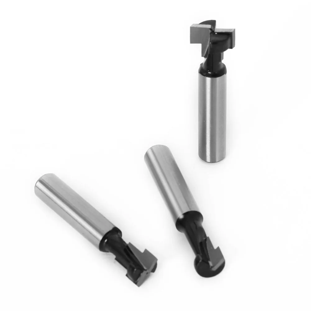

3pcs/set Router Bit 45# Carbon Steel 8*3/8 8*9 Anti-corrosion Milling Cutter