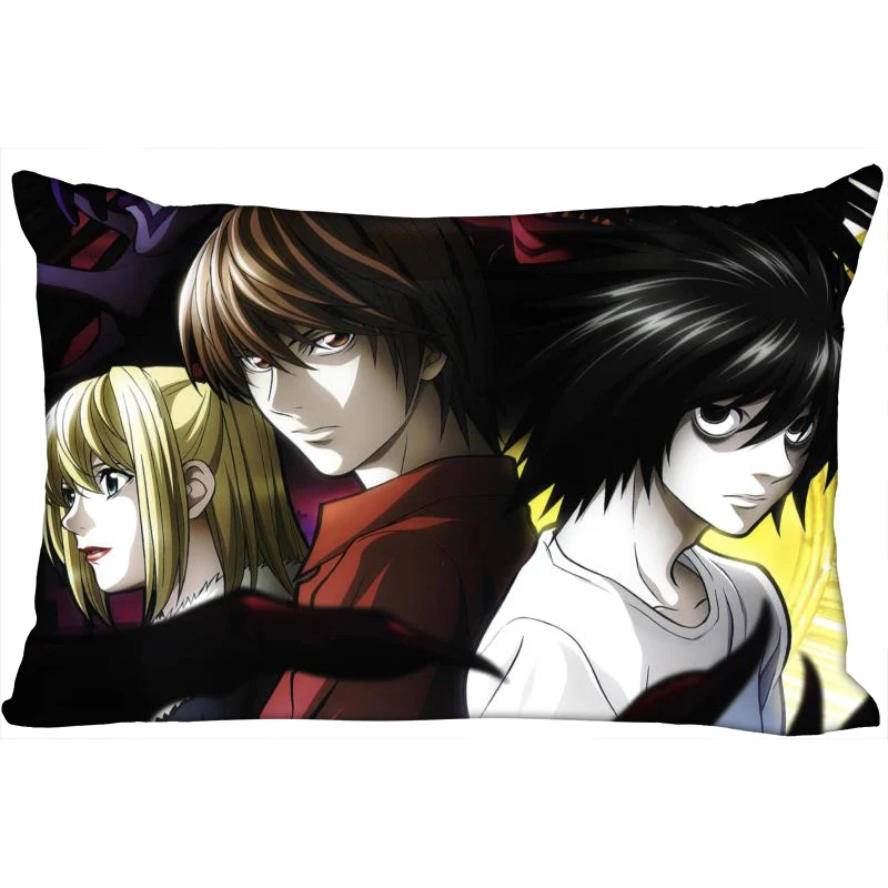 Новое поступление тетрадь смерти наволочка с аниме декоративная 45x35 см (с одной