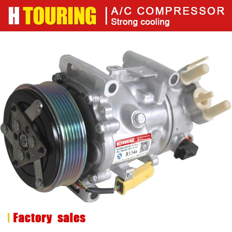 

For PEUGEOT 407 308 5008 CITROEN C5 aircon compressor 7C16 1342 1301 1322 1311 1318 9684141780 9671451380 6453ZS 6453ZT 648756
