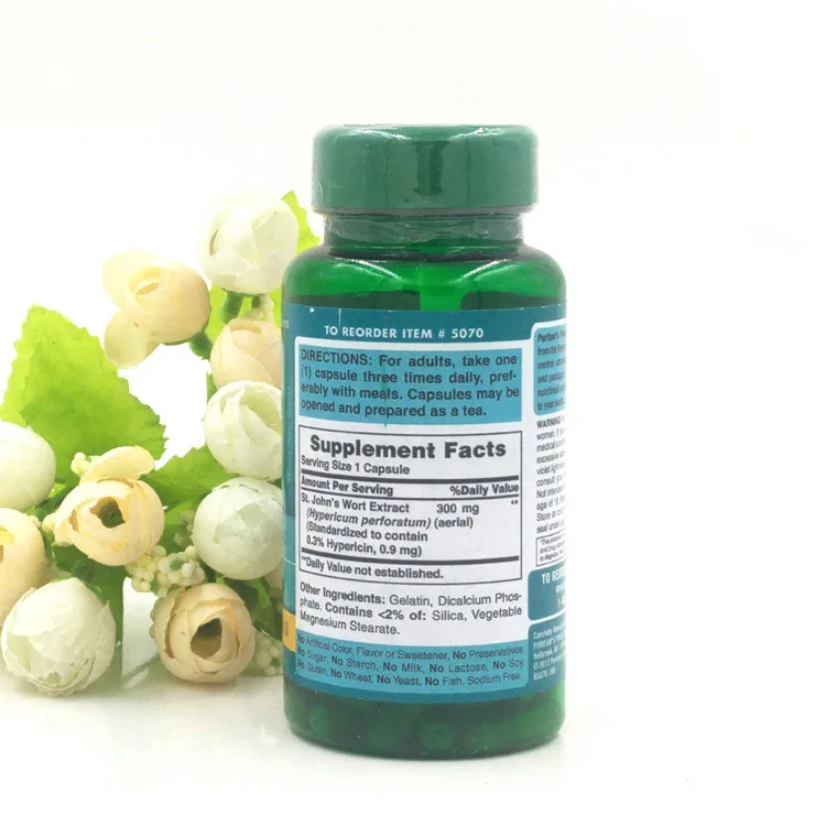 

St.john's Wort 300 Mg 100 Pcs Free Shipping