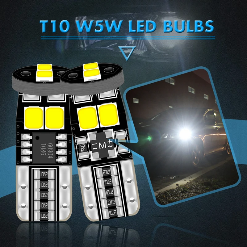 2 шт. Canbus T10 W5W Led 168 194 2825 габаритная лампа для Toyota Corolla Camry high Lander Reize Crown Prado Prius |