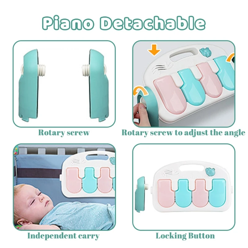 

Baby Bed Hanging Rattle Stroller Baby Game Pad Accessories Baby Room Decoration Eco-friendly Cotton Pleasant Toys