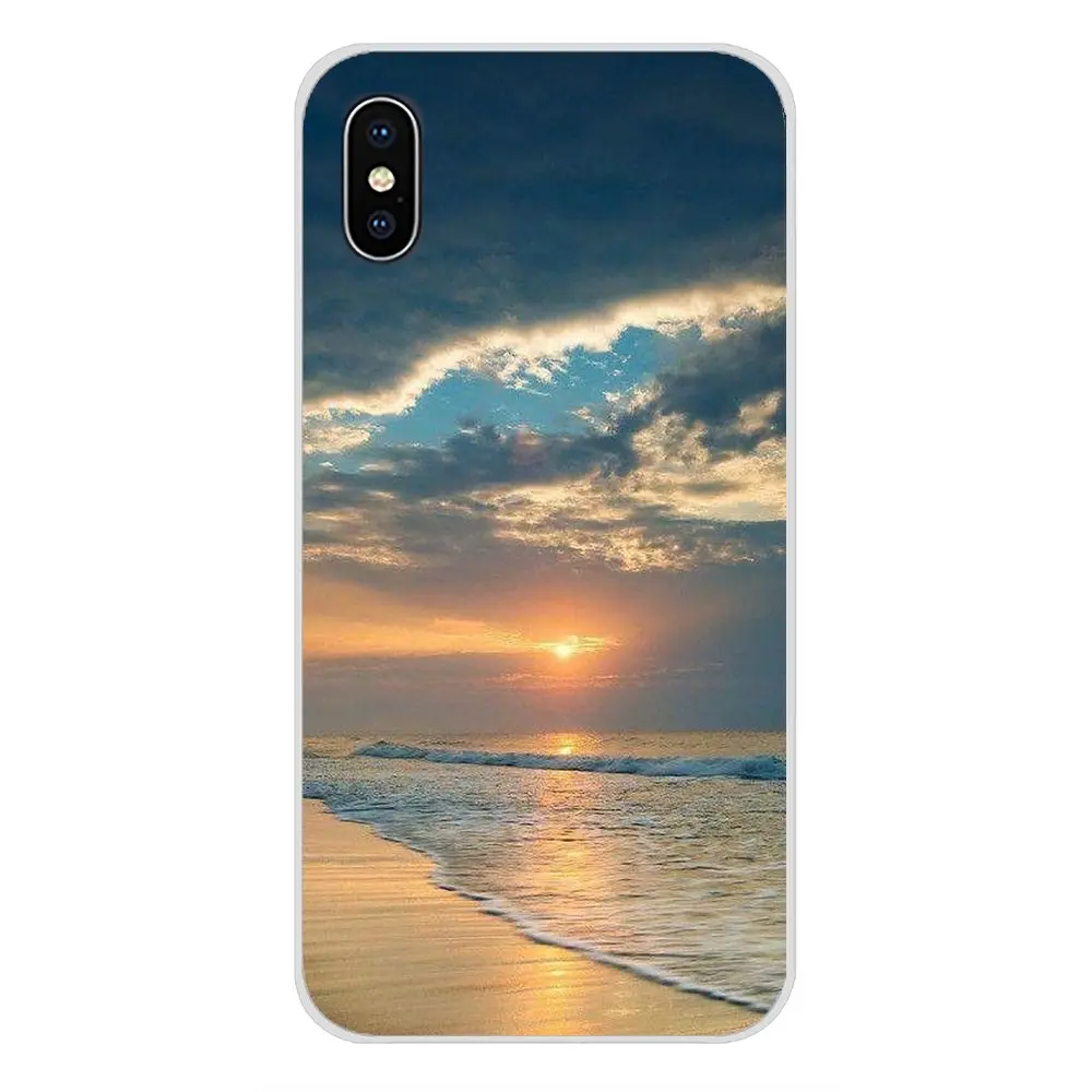 Clear Sea Sky Sandy beach Accessories Phone Cases Covers For Xiaomi Redmi 4A S2 Note 3 3S 4 4X 5 Plus 6 7 6A Pro Pocophone F1 | Мобильные
