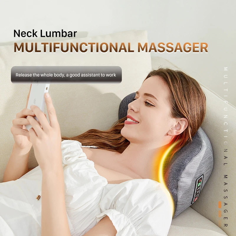 

Дышащая подушка DSMY для поддержки спины, плеч, шеи, поясницы, разминающая Горячая компрессионная Массажная подушка