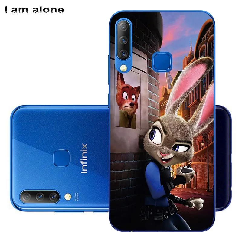 Solf TPU HH81 Чехлы для телефонов Infinix Hot S4 X626 6,2 дюймов мягкие сумки из ТПУ мобильный милый мультфильм Печатный для Infinix Hot S4 X626 - Цвет: Solf TPU HH81