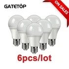 6 шт.лот 2021 Новое поступление модные светодиодные лампы Ce 2835 Focos A60 энергосберегающие E27 10 Вт 220 в 3000 К 6000 К для спальни