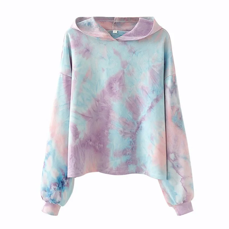 

Autumn/Winter Women's Tie-Dye Hoodie Hooded Loose Sports Hoodie