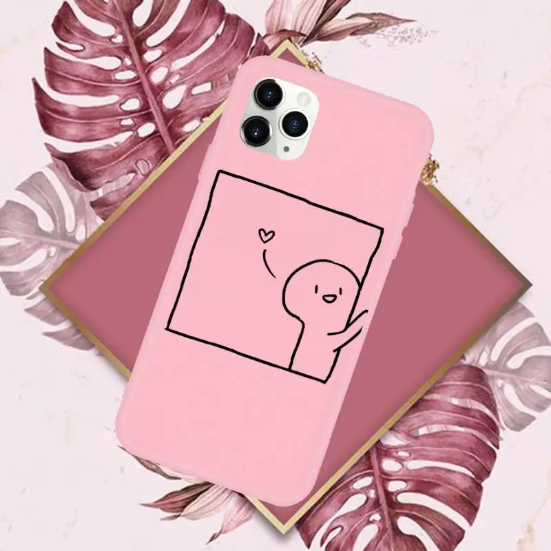 

Always And Forever Best Friends Cartoon BFF Phone Case Candy Color for iPhone 6 7 8 11 12 s mini pro X XS XR MAX Plus