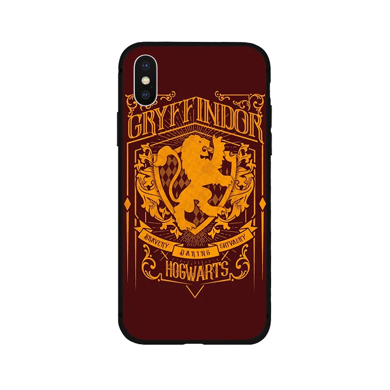 Magic school Gryffindor мягкий силиконовый черный чехол для телефона iPhone11 pro 5 5S se 6 6s 7 8 plus X Xs XR max - Цвет: 1831