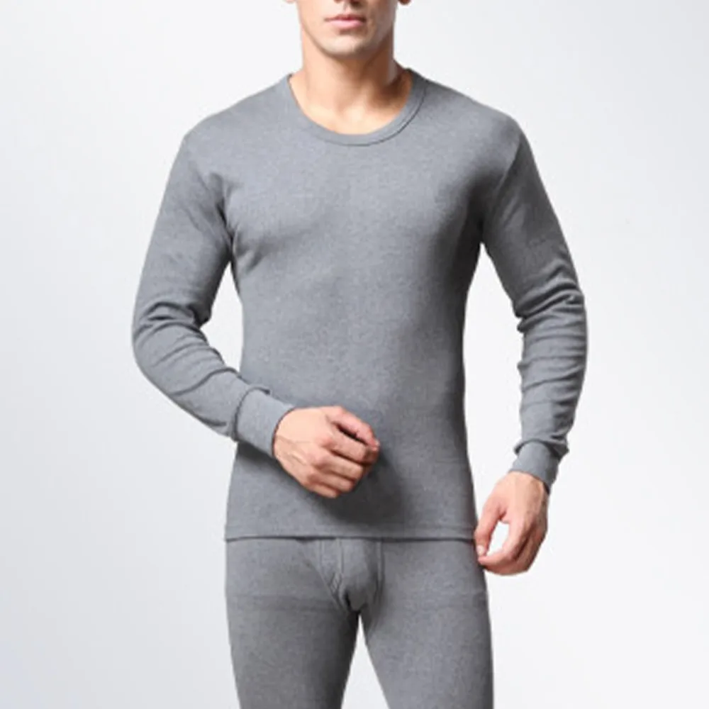 Мужское термобелье в стиле оверсайз из 2 предметов плюшевый костюм пижама