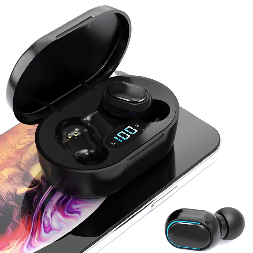 TWS беспроводные наушники Bluetooth V5.1 9D стерео спортивные вкладыши с шумоподавлением