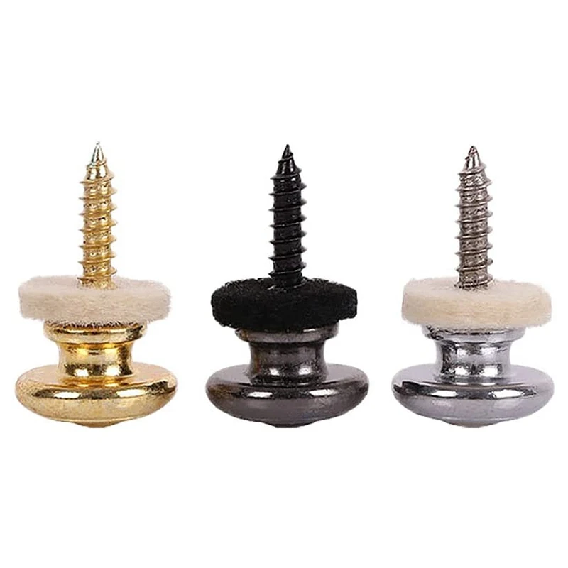 2pcs wolle kupfer gitarre strap lock locking pegs pins pilz form ende taste für akustische klassische elektrische bass gitarre ukule free global