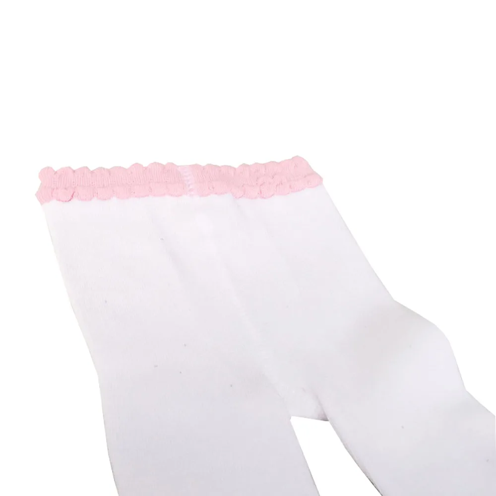 Детская одежда танцевальные колготки детские с кружевами и бантом леггинсы