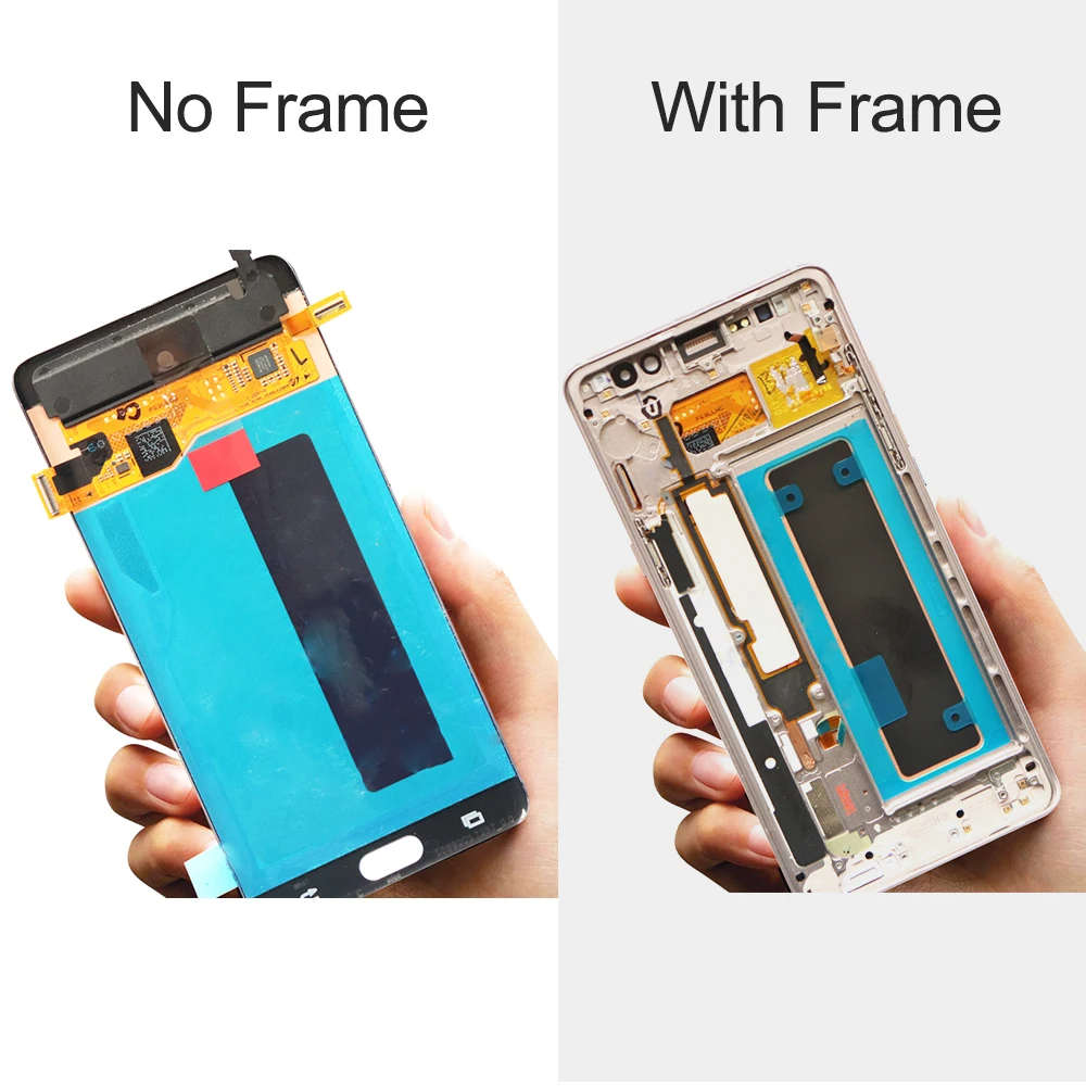 Оригинальный супер AMOLED ЖК дисплей для Samsung Galaxy Note7 Note 7 сенсорный экран дигитайзер