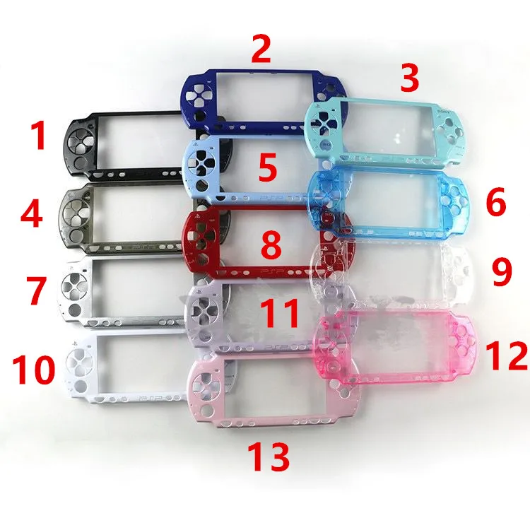 13 цветов Сделано в Китае для psp 2000 psp2000 тонкая передняя крышка Лицевая панель