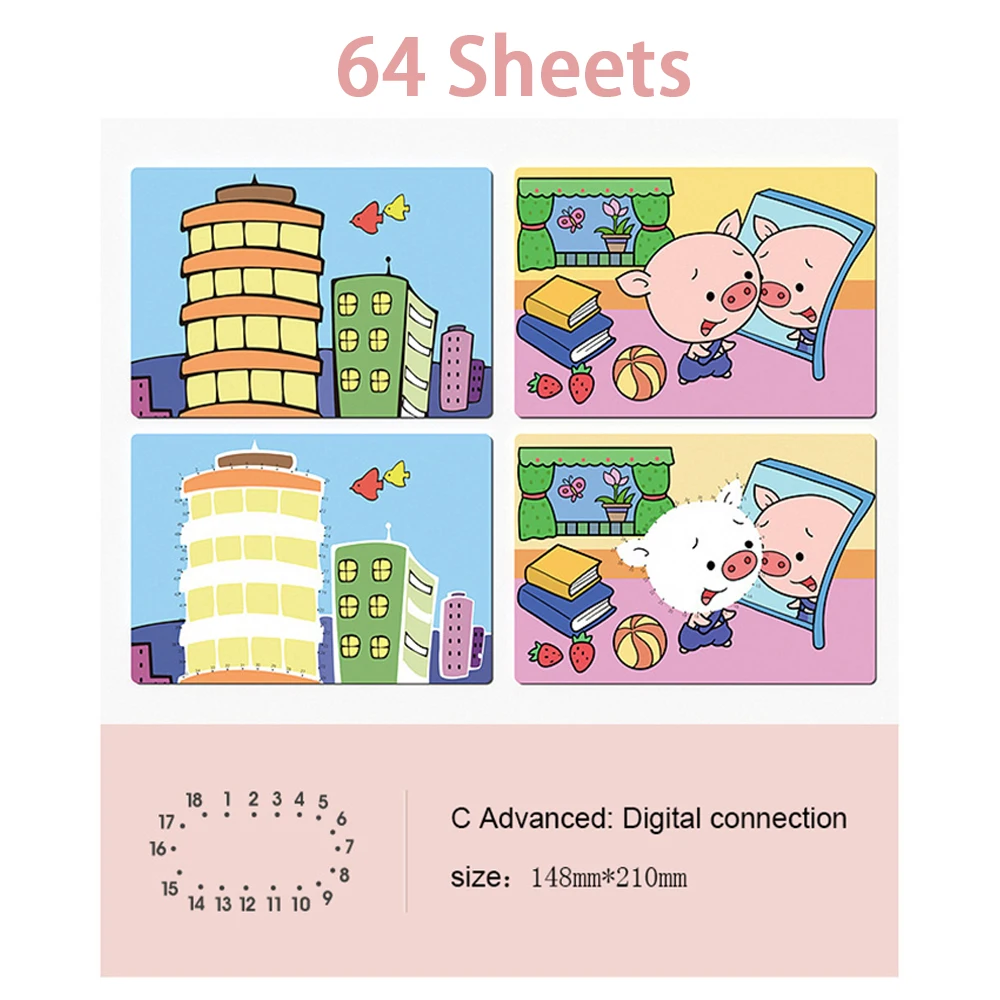 

Montessori Baby Drawing Tablet Color Shape Toddler Pen Control Training Drawing Set Early Learning Educational Toys For Children