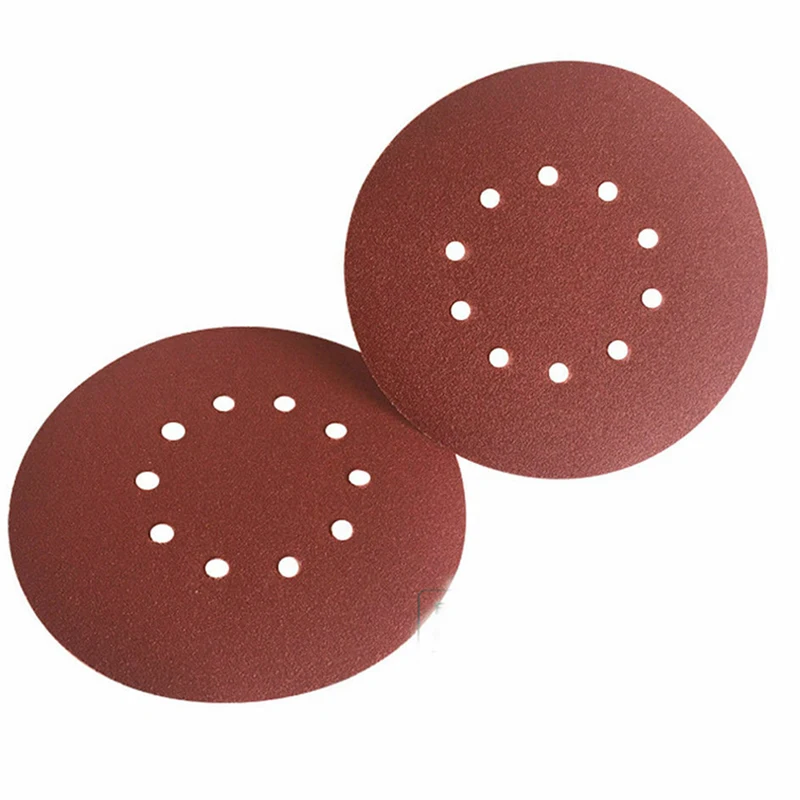 10 упаковок 225 мм 9 &quotшлифовальные диски 80 Грит орбитальные шлифовальные