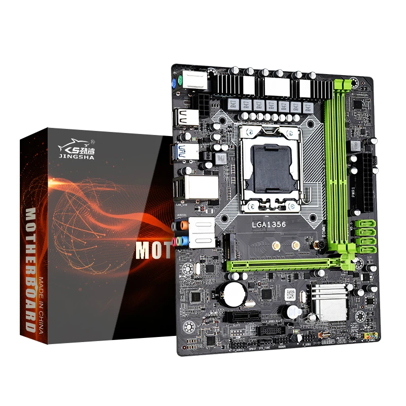 Материнская плата JINGSHA X79A LGA 1356 с поддержкой серверной памяти DDR 3 REG ECC USB 0 SATA 2