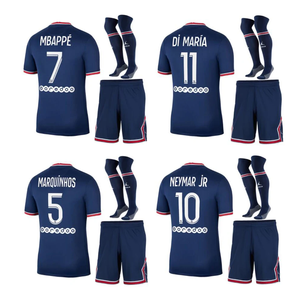 Новые футбольные майки 2021 22 комплект Джерси для домашнего футбола 2022 футбольная