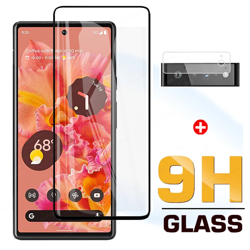 

Закаленное стекло 2 в 1 9H для Google Pixel 6, Защитная пленка для экрана Pixel6 Pixel 6 GB7N6 G9S9B1