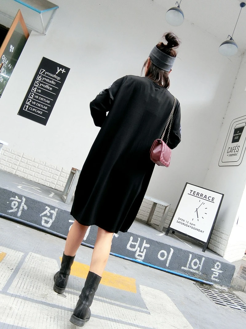 Цин MO в виде белых крылышек черный Стразы платье женские сапоги до колена Длина