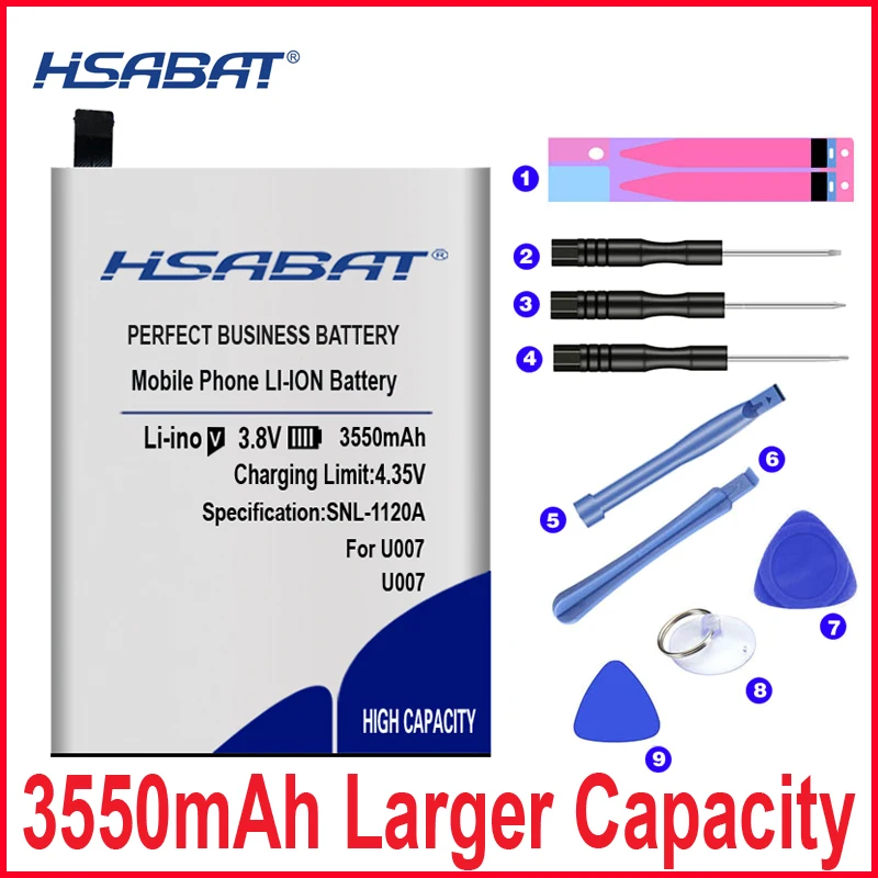 HSABAT Топ бренд Новинка 3550 мАч U007 батарея для Ulefone U007 для u007 pro