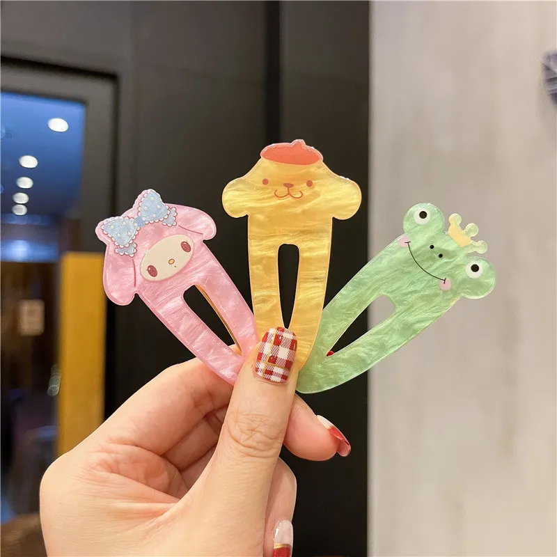 

Acrylic Frog Dog Bunny Bear Cat Witch Hairpin Hair Clip Hair Girl Headdress Hair Accessories