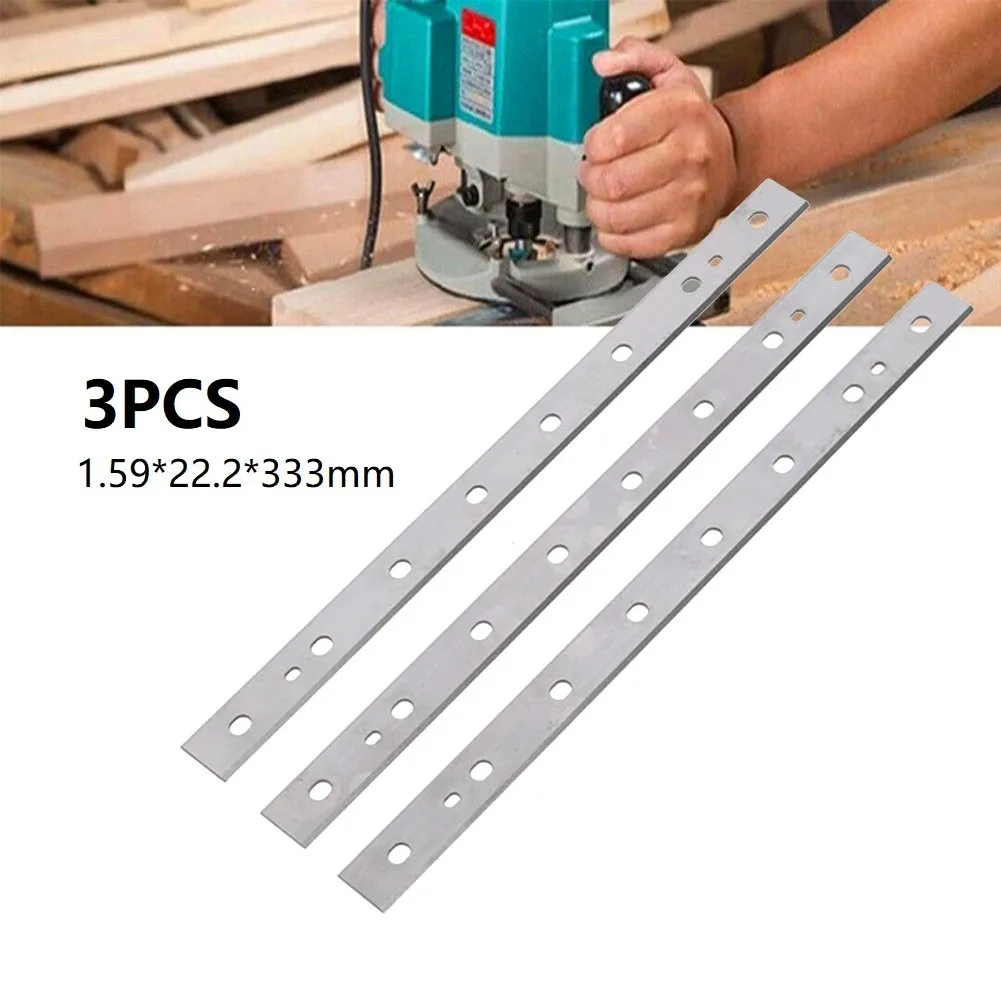 

3pcs 13Inch Planer Blades M2 High Speed Steel Replacement For DW735 DW735X For Woodworking With Case