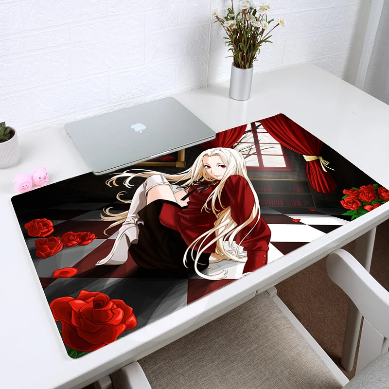 

Fate Crown Gaming Mouse Pad Large 90x40 Cm World Map Computer Desk LED Mousepad XXL Non-slip keyboard long Big Mouse Mat