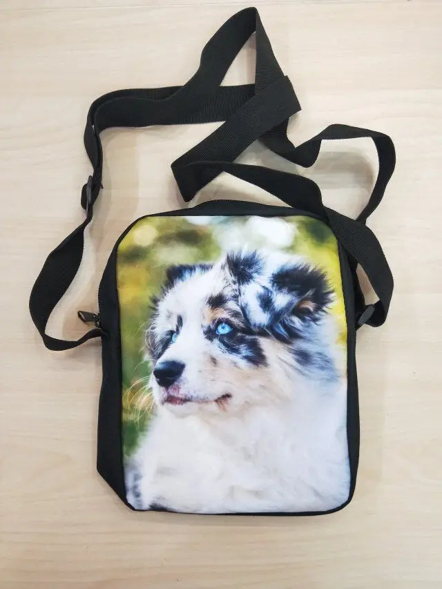 Школьные сумки через плечо THIKIN для мальчиков и девочек портфель с 3D рисунком