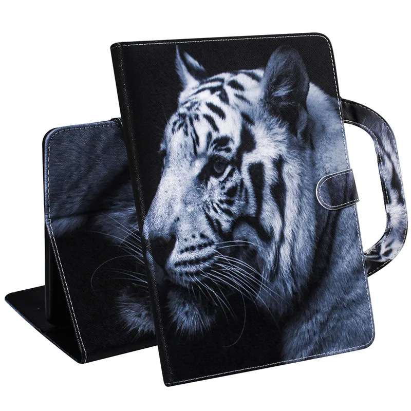 

Tablet Case For Samsung Galaxy Tab A T550 T555 SM-T550 SM-T555 9.7" Flip Stand PU Leather Smart Painted Cover Protector Shell