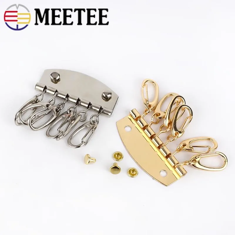 4 шт. 6 крючков металлические кольца держатели для ключей|Пряжки и крючки| |