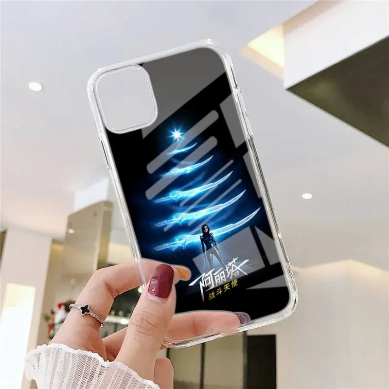 

Alita Battles Angels Phone Case Transparent Case For Iphone 6 6s 7 8 Plus XR X XS 11 12 Pro Max