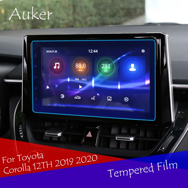 Автомобильная навигация с закаленным стеклом Экран протектор стайлинга