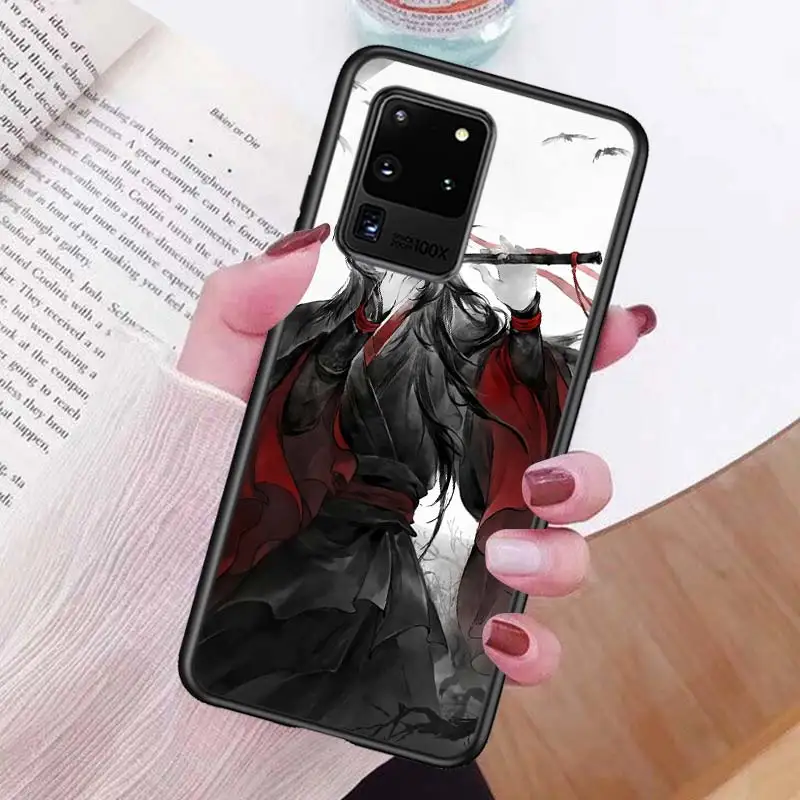 

MO DAO ZU SHI for Samsung S20 FE Ultra Plus A91 A81 A71 A51 A41 A31 A21 A11 A72 A52 A12 Soft Black Phone Case