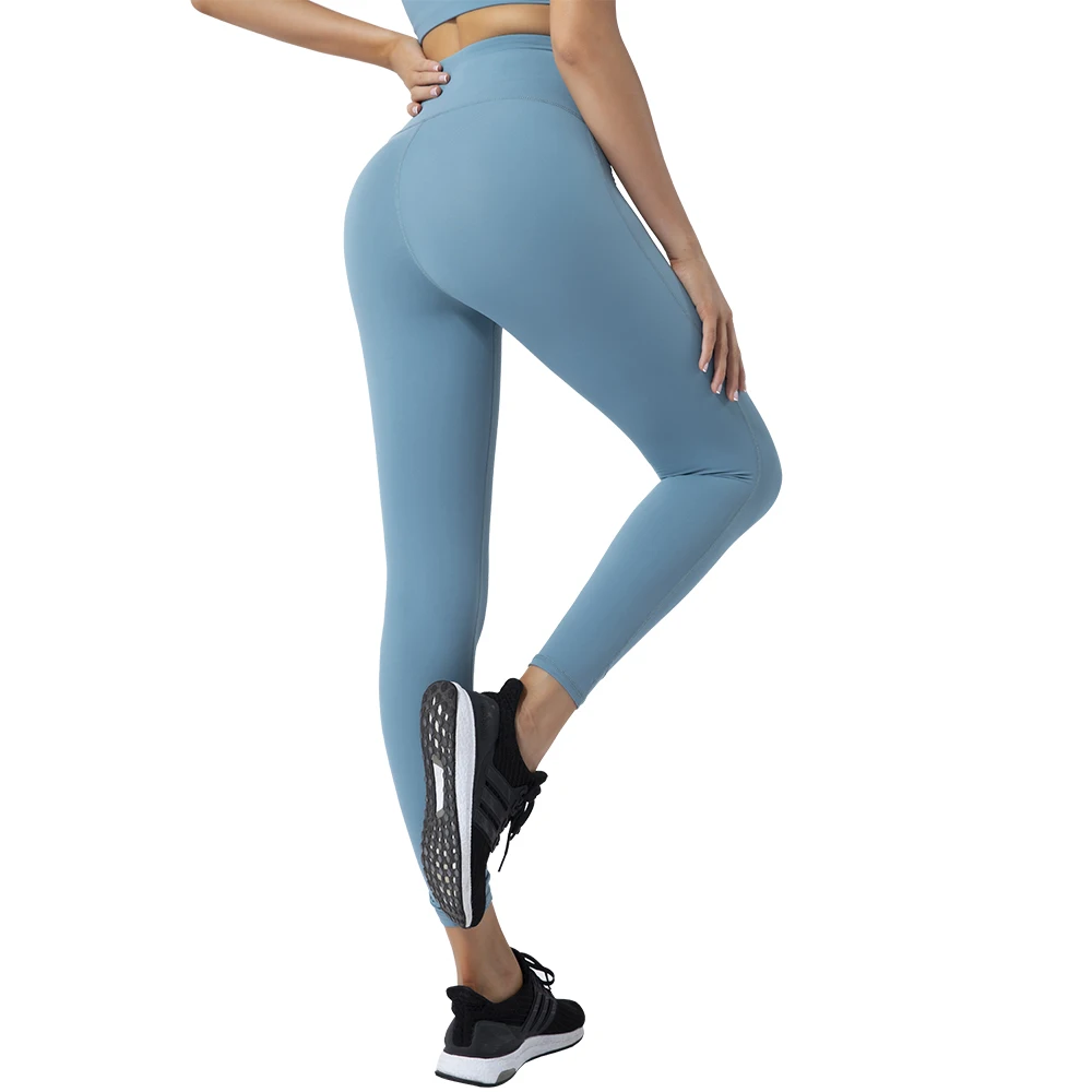Хит продаж женские штаны для йоги сексуальные белые спортивные Леггинсы пуш ап